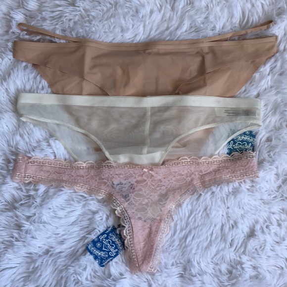 Free People Other - SALE Free People Panty Bundle Size M